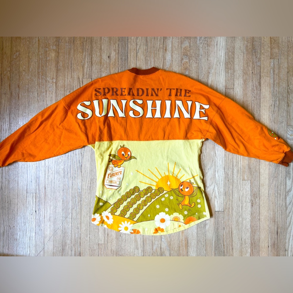 Disney Parks 2023 Epcot Flower and Garden Festival Orange Bird Spirit Jersey XS
